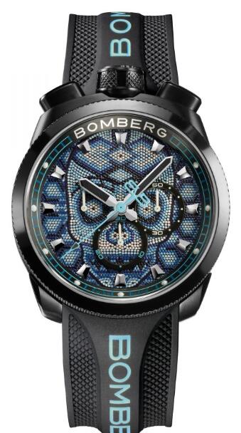 Bomberg Replica Watch BOLT-68 PEARL BLUE & BLACK BS45CHPBA.SKP-5.3